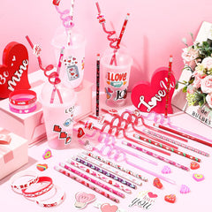 Baderke Valentine’s sticker sheets for crafts and classroom decor.