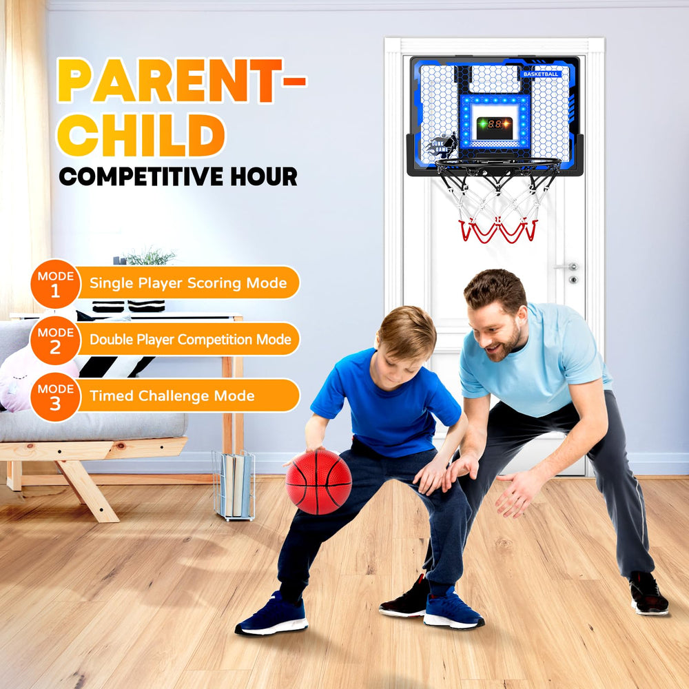 BADGOAL 60-degree rim dunk angle delivers authentic slam-dunk feel for kids