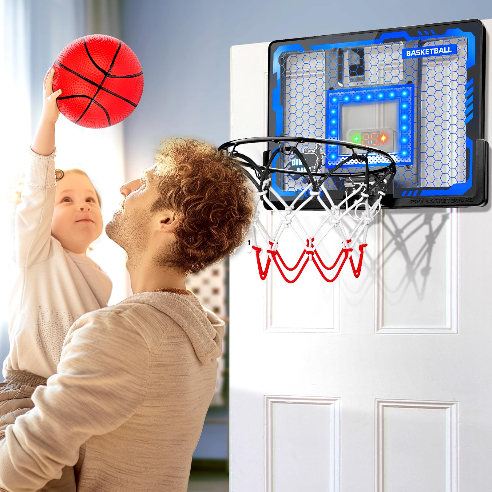 BADGOAL anti-scratch EVA strips protect door and reduce noise during play