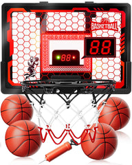 BADGOAL indoor basketball hoop over the door for durable home play.