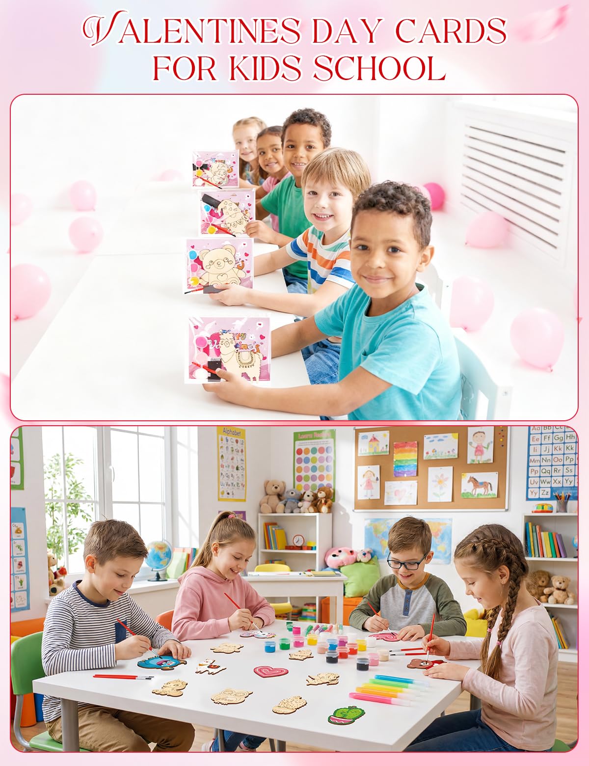 Bafeil classroom Valentine activity kit for groups.
