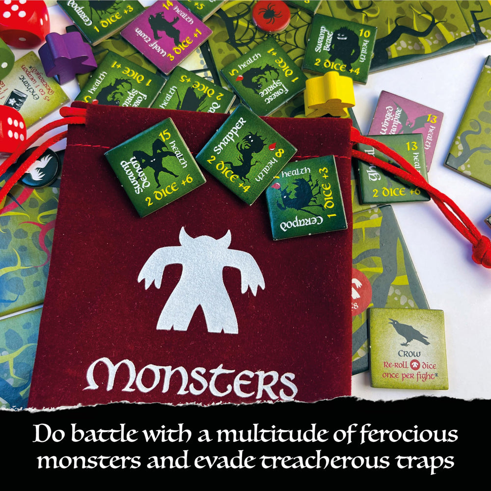 Bag of Dungeon 2 cooperative play icons highlight team decisions.