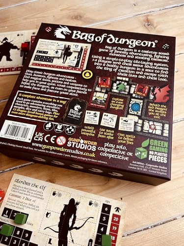 Bag of Dungeon map tiles create randomized dungeon layouts.