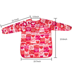 BAHABY art smock pocket trio keeps brushes and tools within reach.