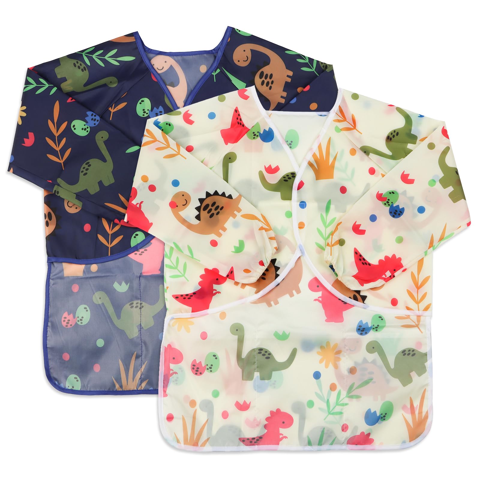 BAHABY long-sleeve protection keeps kids' outfits clean.