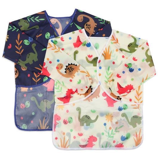 BAHABY long-sleeve protection keeps kids' outfits clean.