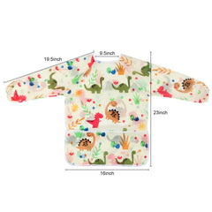BAHABY waterproof material shields clothes from paints and spills.