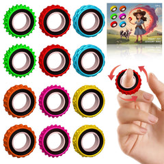 baigald sensory rings for kids — textured pack to calm busy hands