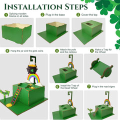 Bailiyake Leprechaun Trap Kit instruction manual with step by step directions