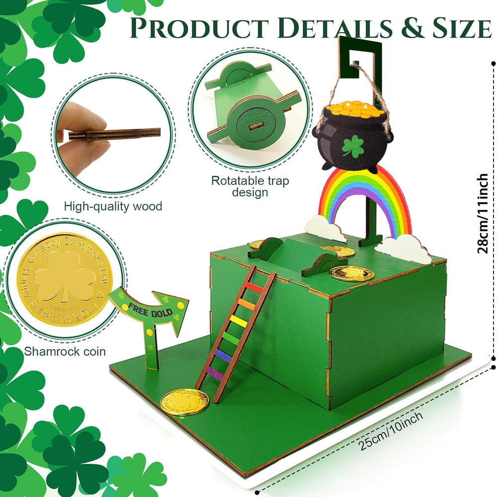 Bailiyake Leprechaun Trap Kit rainbow craft highlight for festive activities