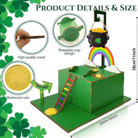 Bailiyake Leprechaun Trap Kit rainbow craft highlight for festive activities