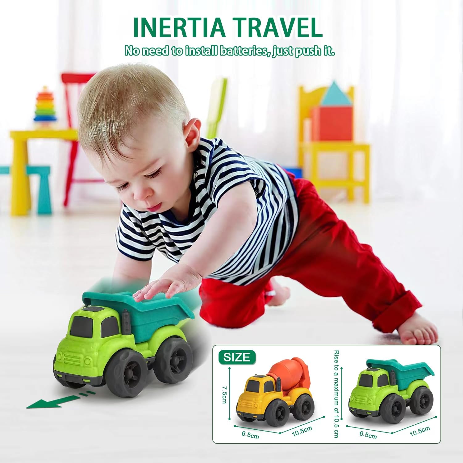 Baimiby toy cars suitable for indoor and outdoor adventures