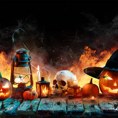 BAINFE spiders scattered on table for spooky ambience