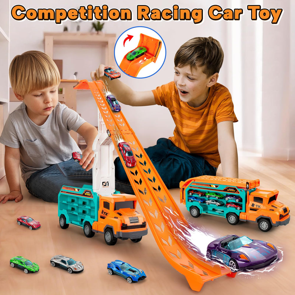 BainGesk Carrier Truck Toy durable metal build and safe finish.