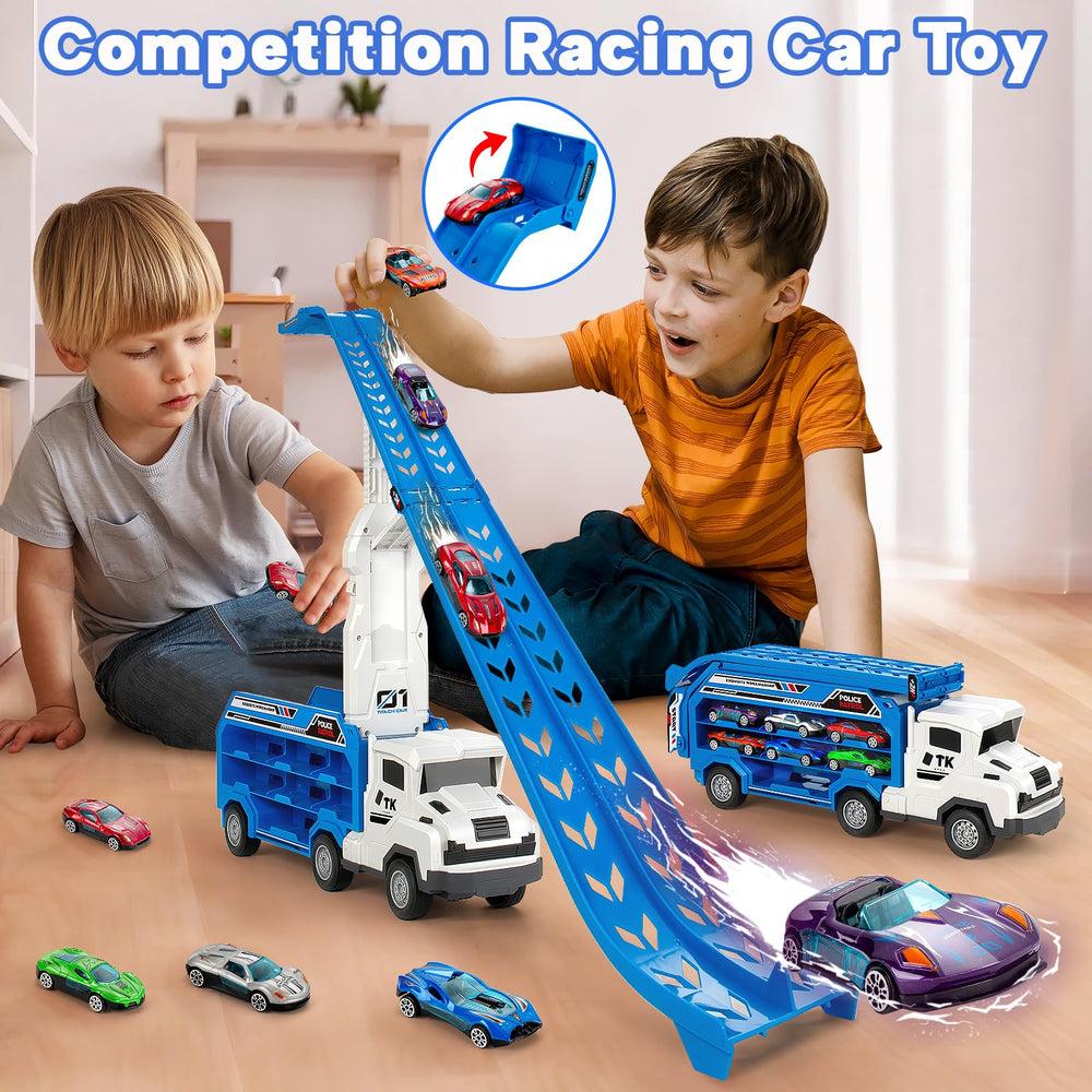 BainGesk dual-launcher tracks invite competitive, family-friendly play.