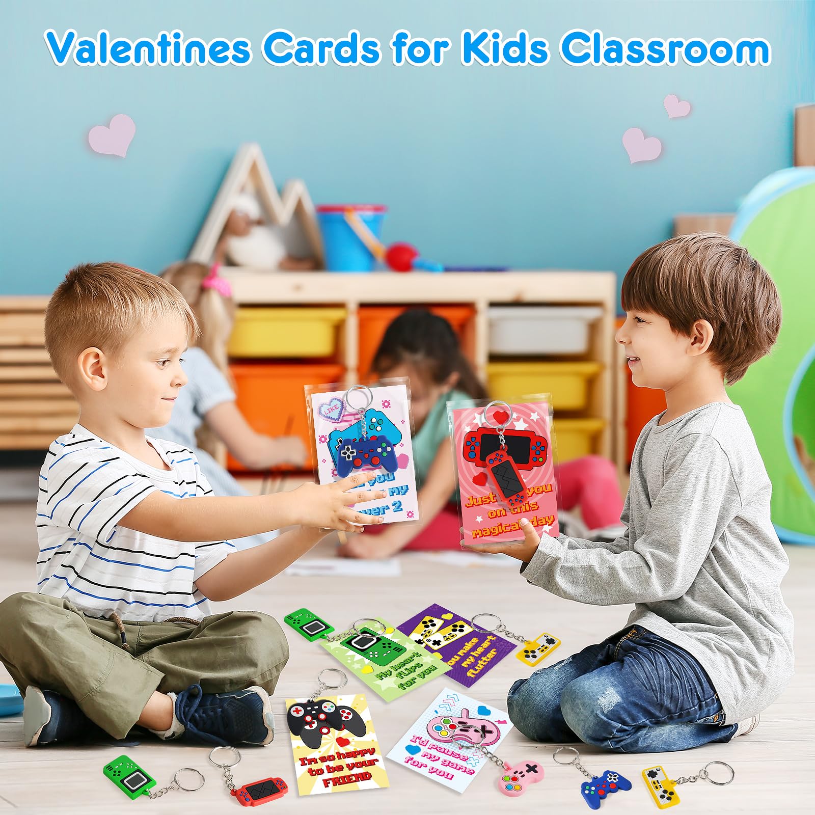 BainGesk safe and durable material for kid-friendly Valentine cards.