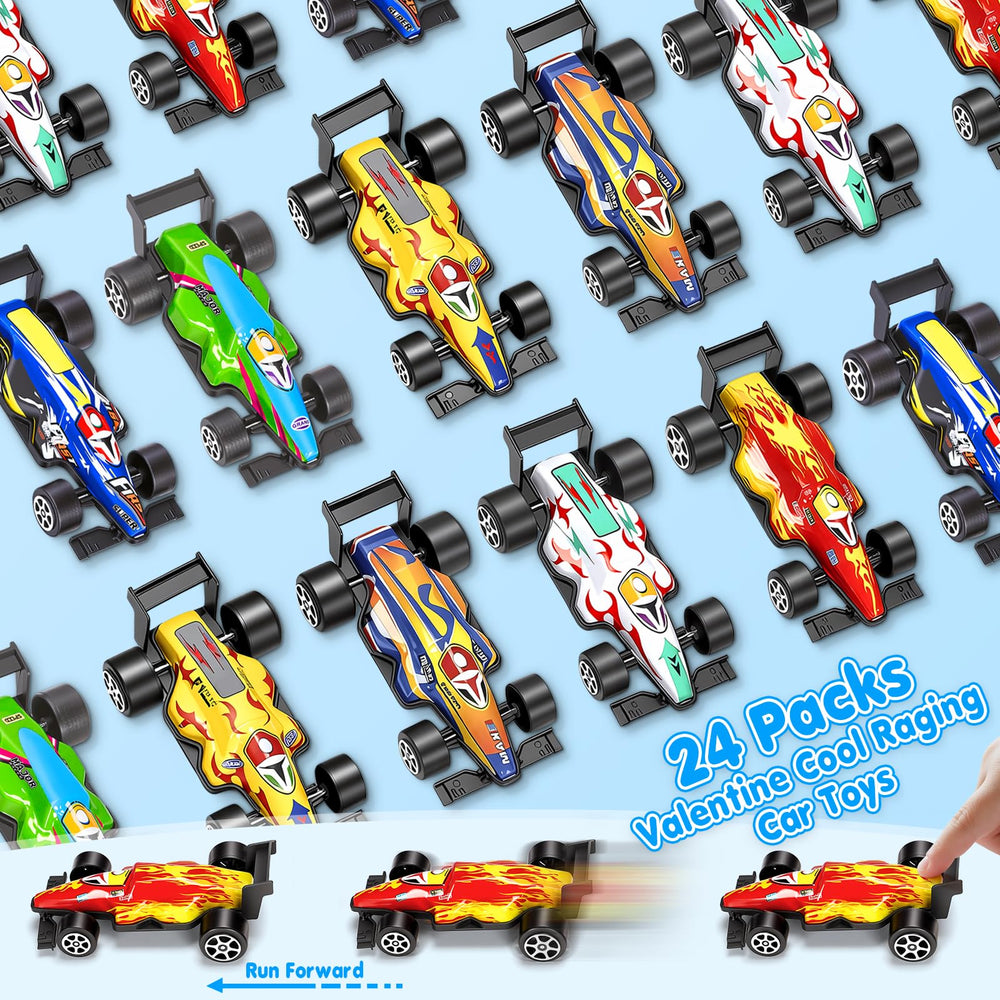 BainGesk pull-back metal racing car design-3 sparks sharing and tradeable card combos.