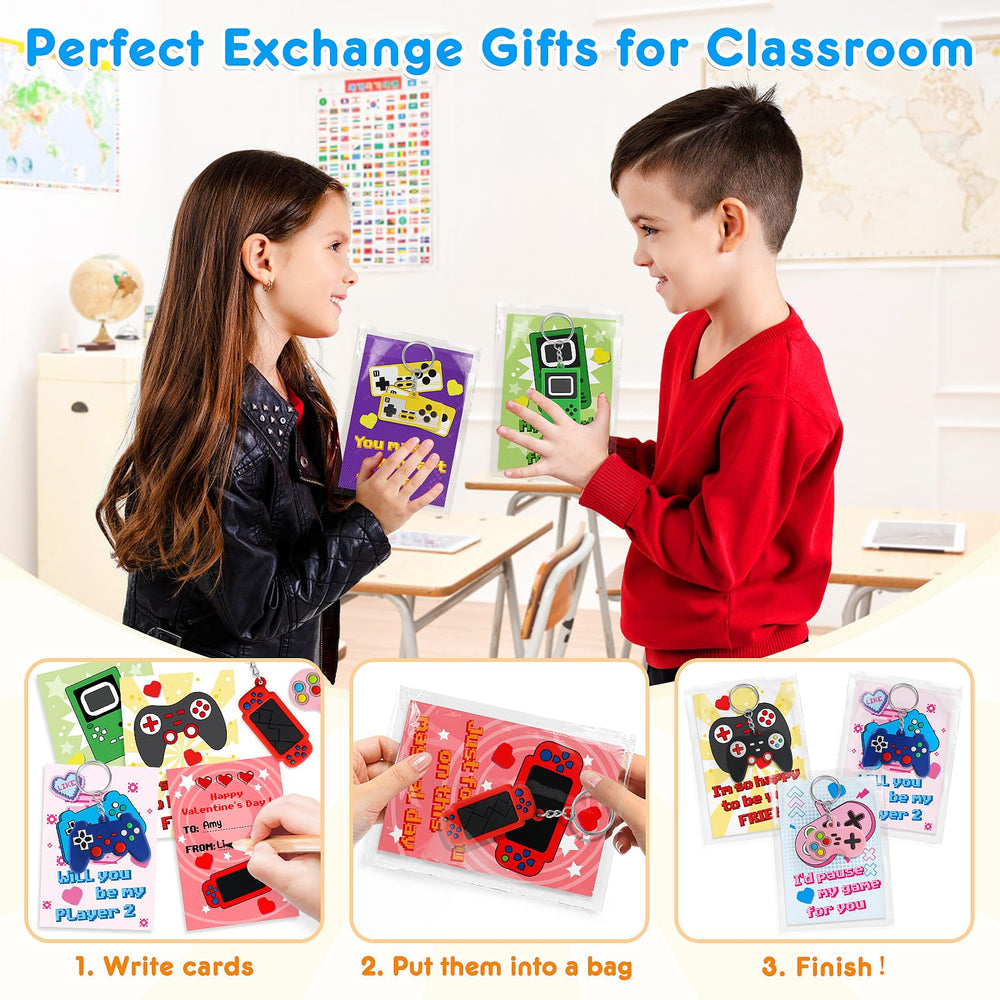 BainGesk Valentines classroom prizes enhance celebrations with cute, durable cards.