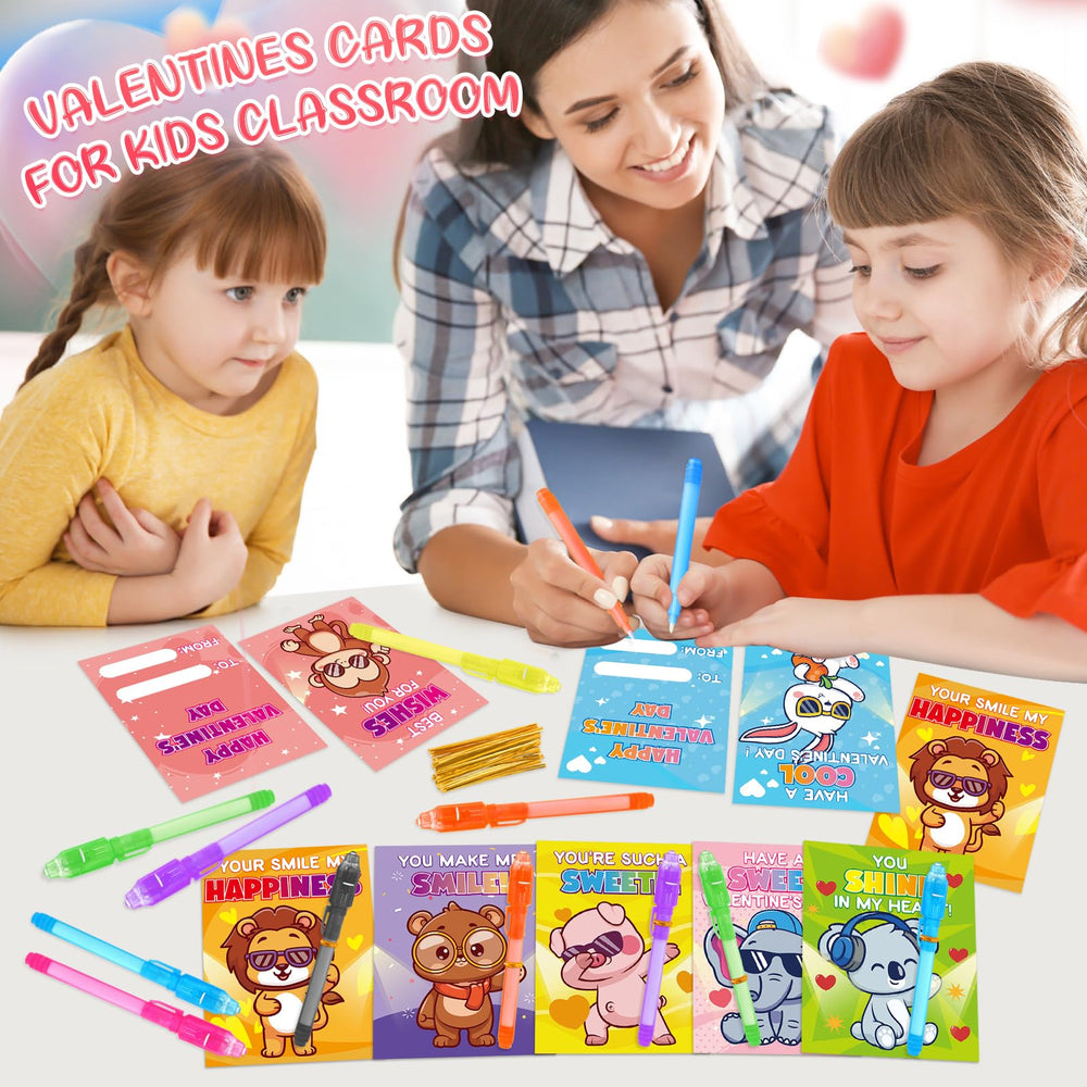 BainGesk valentines day party activity with secret messages