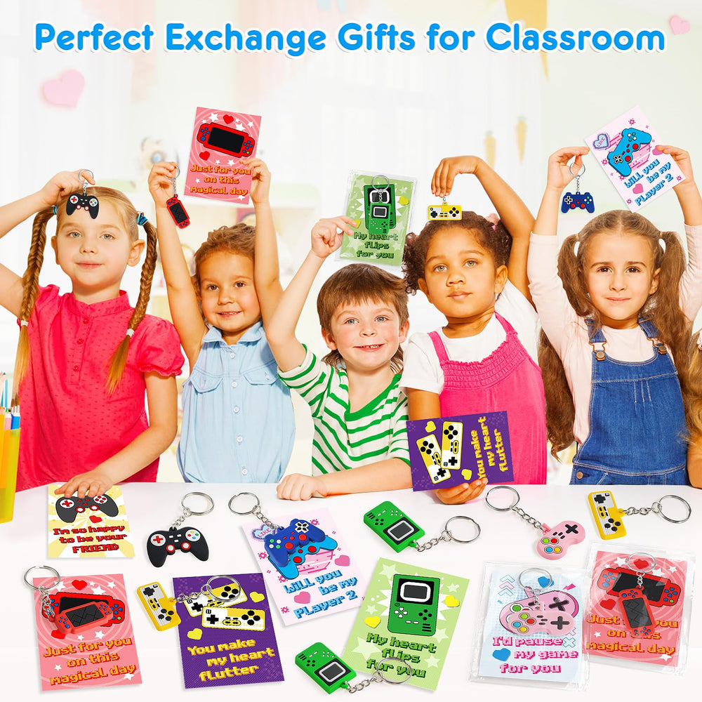BainGesk Valentines exchange cards ideal for teacher prizes and party favors.