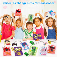 BainGesk Valentines exchange cards ideal for teacher prizes and party favors.
