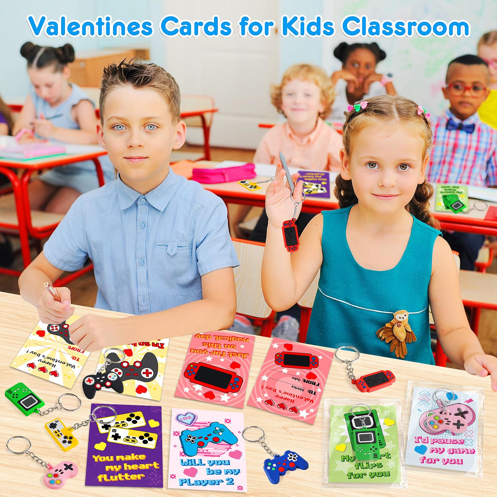 BainGesk Valentines Day party favors offer quick, ready-to-share gifts at school.