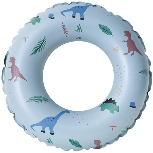 BAITEMJIA dinosaur pool float for kids 5-10, durable and safe for pool fun.