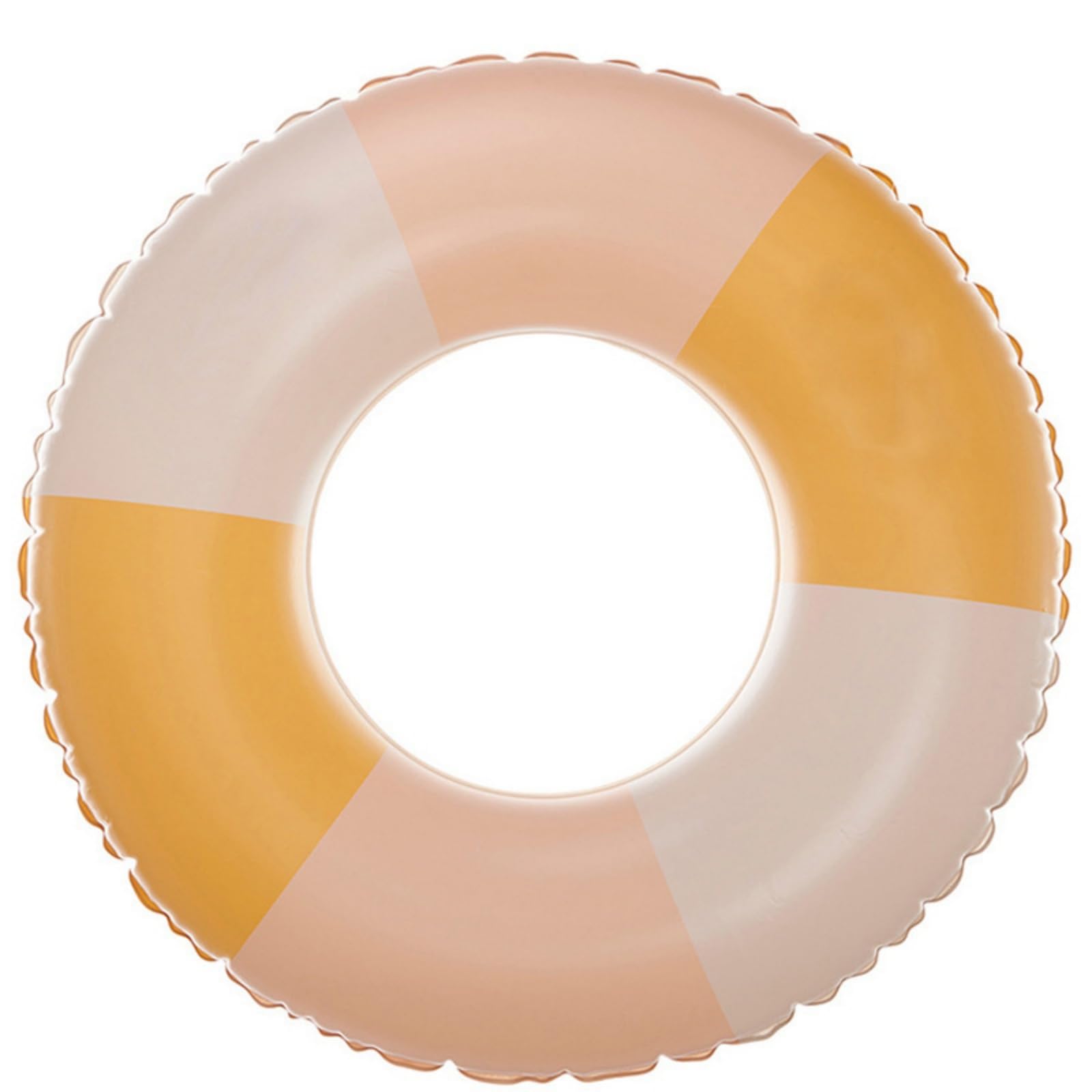 BAITEMJIA pool floats for kids stripes yellow ideal for supervised pool fun