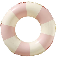 BAITEMJIA stripes pink kids pool float ring for safe fun in the sun