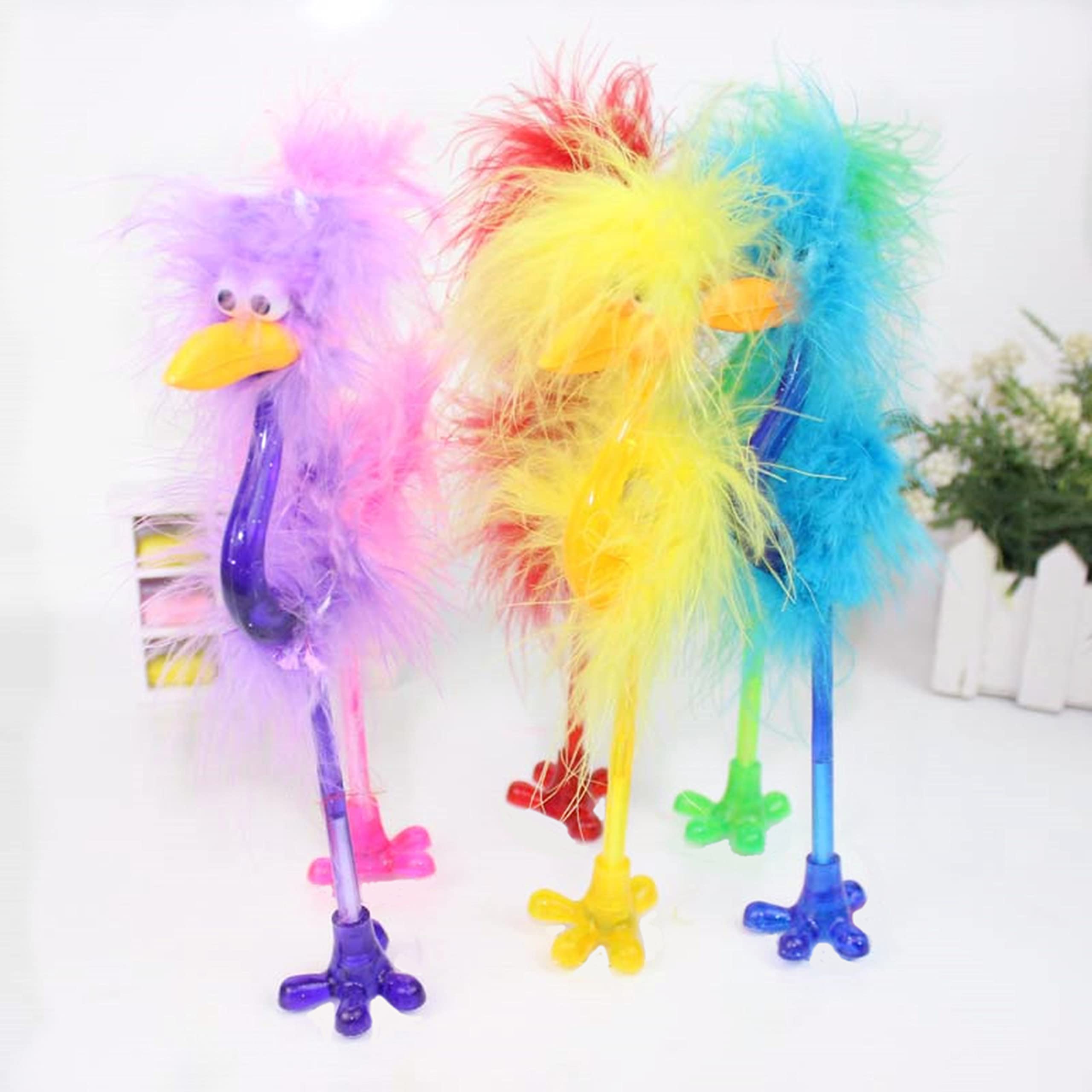 BAIVYLE Flamingo Pens gift set laid out for party favors or gifts.