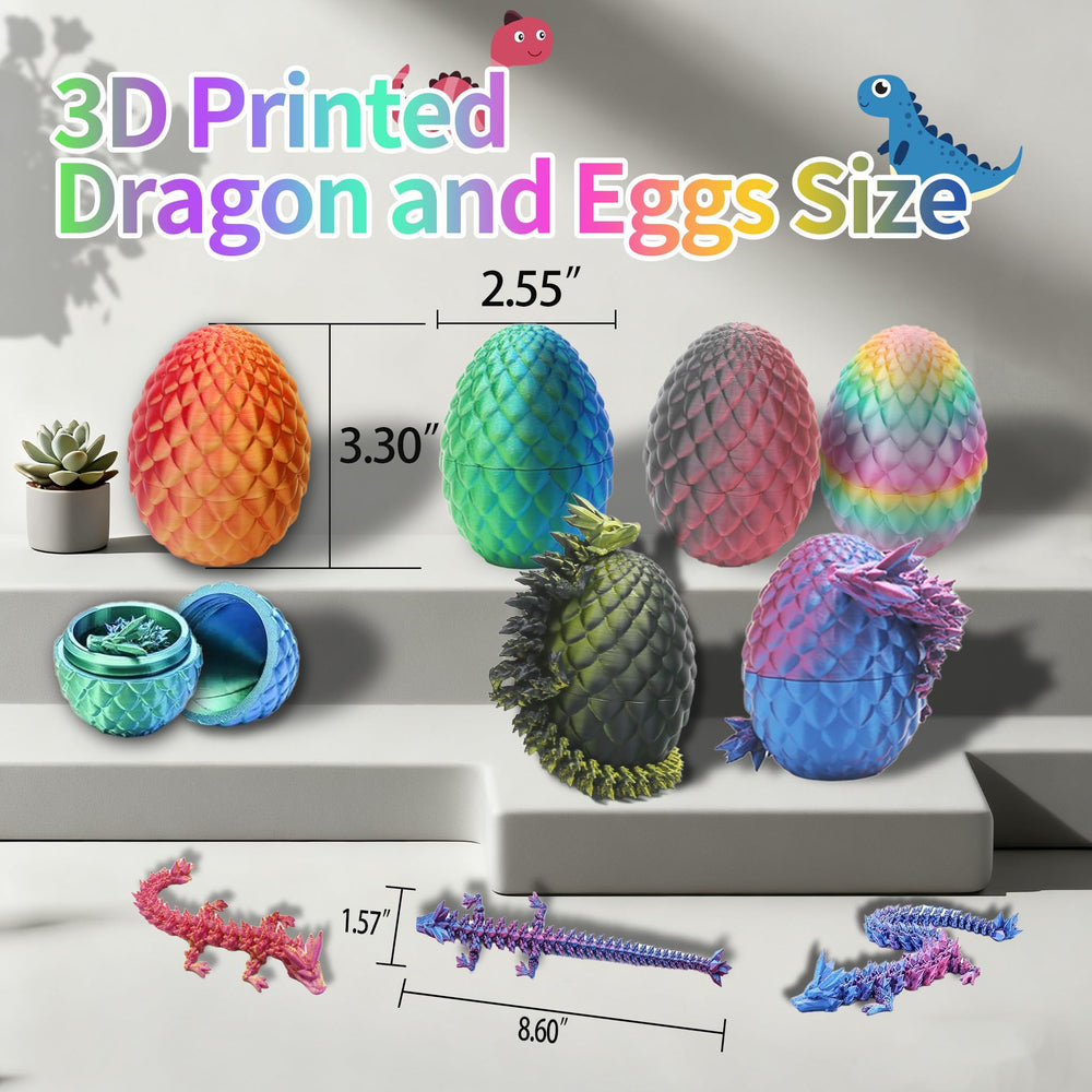 Baiwanerxiang 3D printed dragon figure with articulated joints