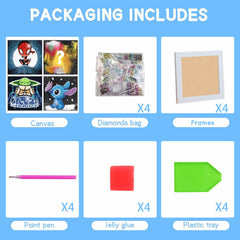 Baiwanerxiang diamond art pens and wax for easy gem placement