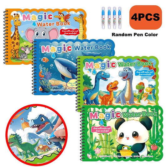 Baiyigs Animal Park page inviting toddlers to explore washable color play.