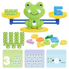 BAKAM Frog Balance Scale Toy plates for balancing fun and early math skills