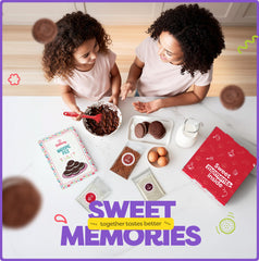 Baketivity Kids dry ingredients packets support tidy, mess-free baking.