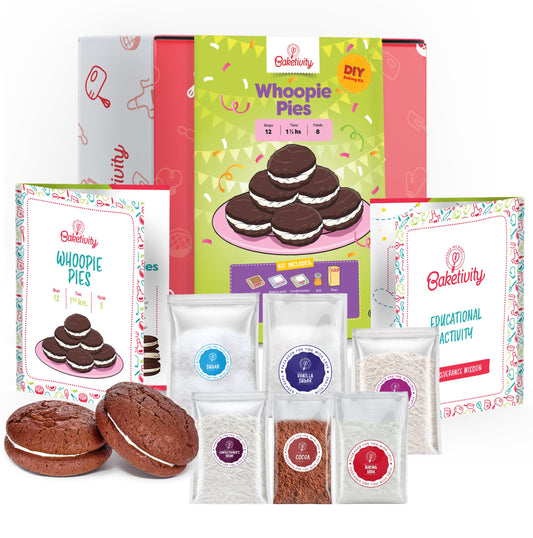 Baketivity Kids whoopie pie mix ready to bake boosts kitchen creativity.