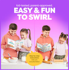 Baketivity kit at a party setting, easy and fun group activity.