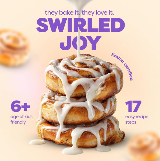 Baketivity pre-measured ingredients ready for kid-led baking and easy steps.