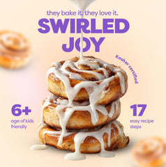 Baketivity pre-measured ingredients ready for kid-led baking and easy steps.