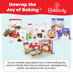 Rainy-day Baketivity activity pack blending cooking and art
