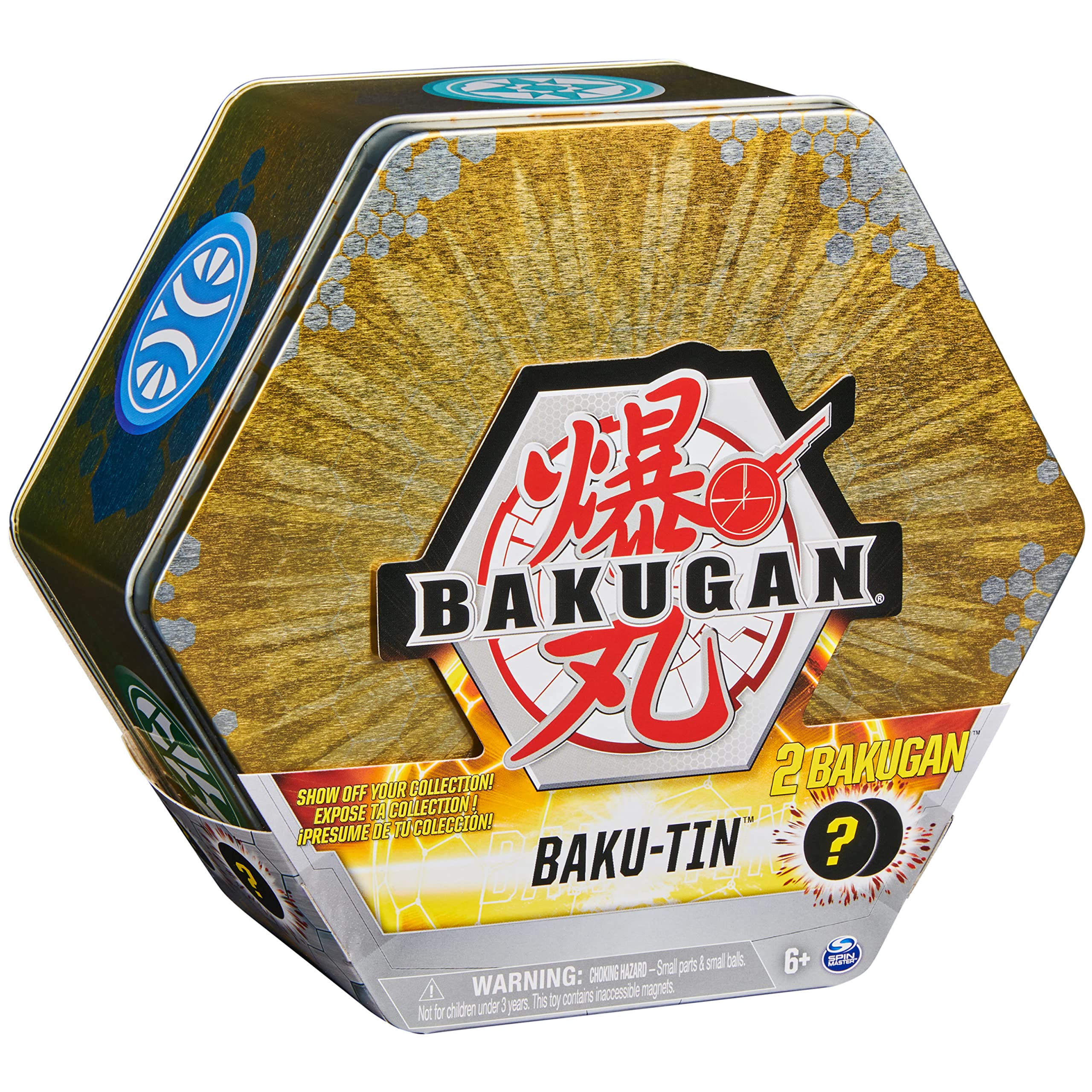Interior layout holds six Bakugan, two decks, and twelve BakuCores.
