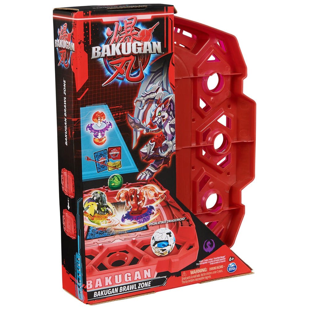 Bakugan Baku-Tin storage option keeps cards and figures organized.