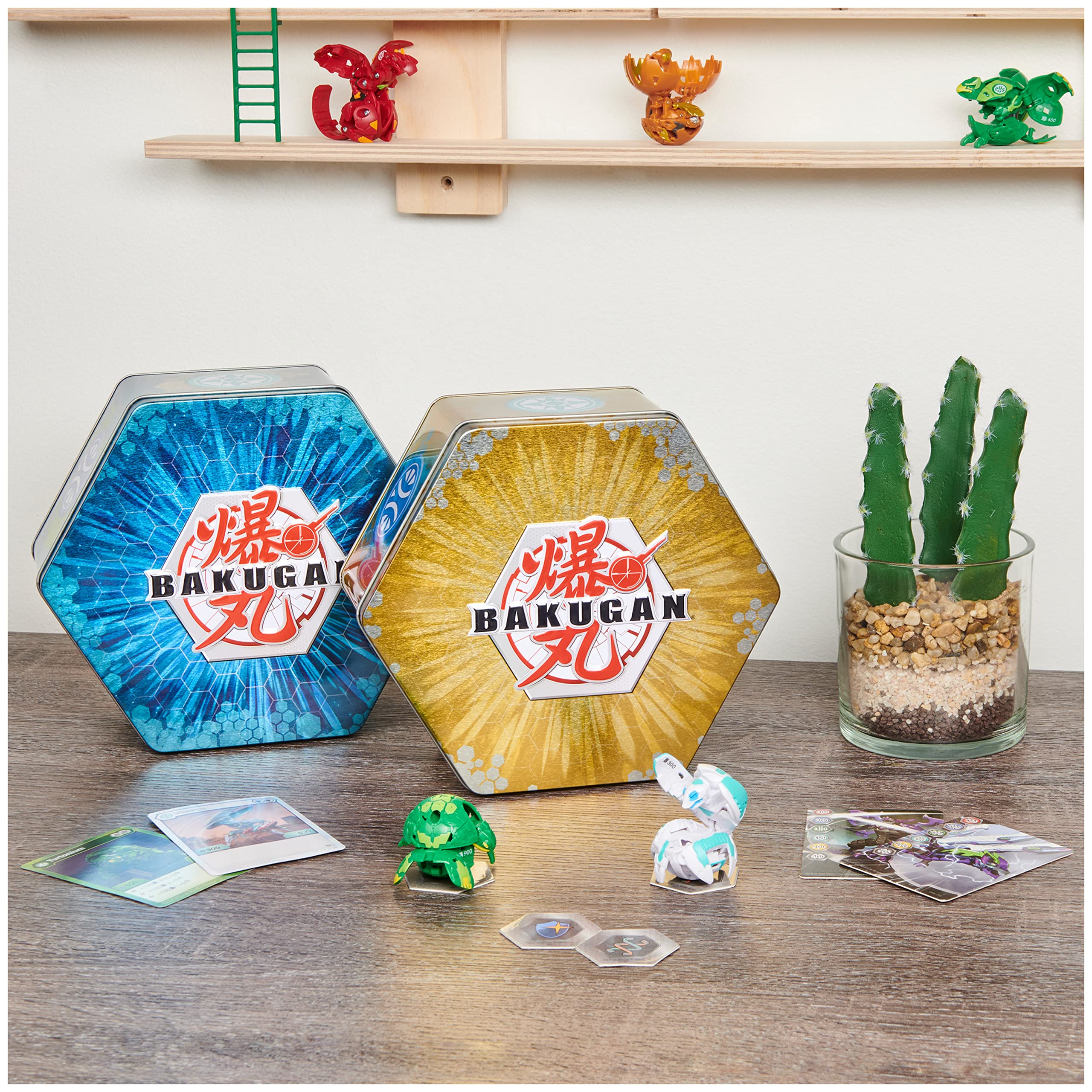 Includes two mystery Bakugan to surprise collectors.