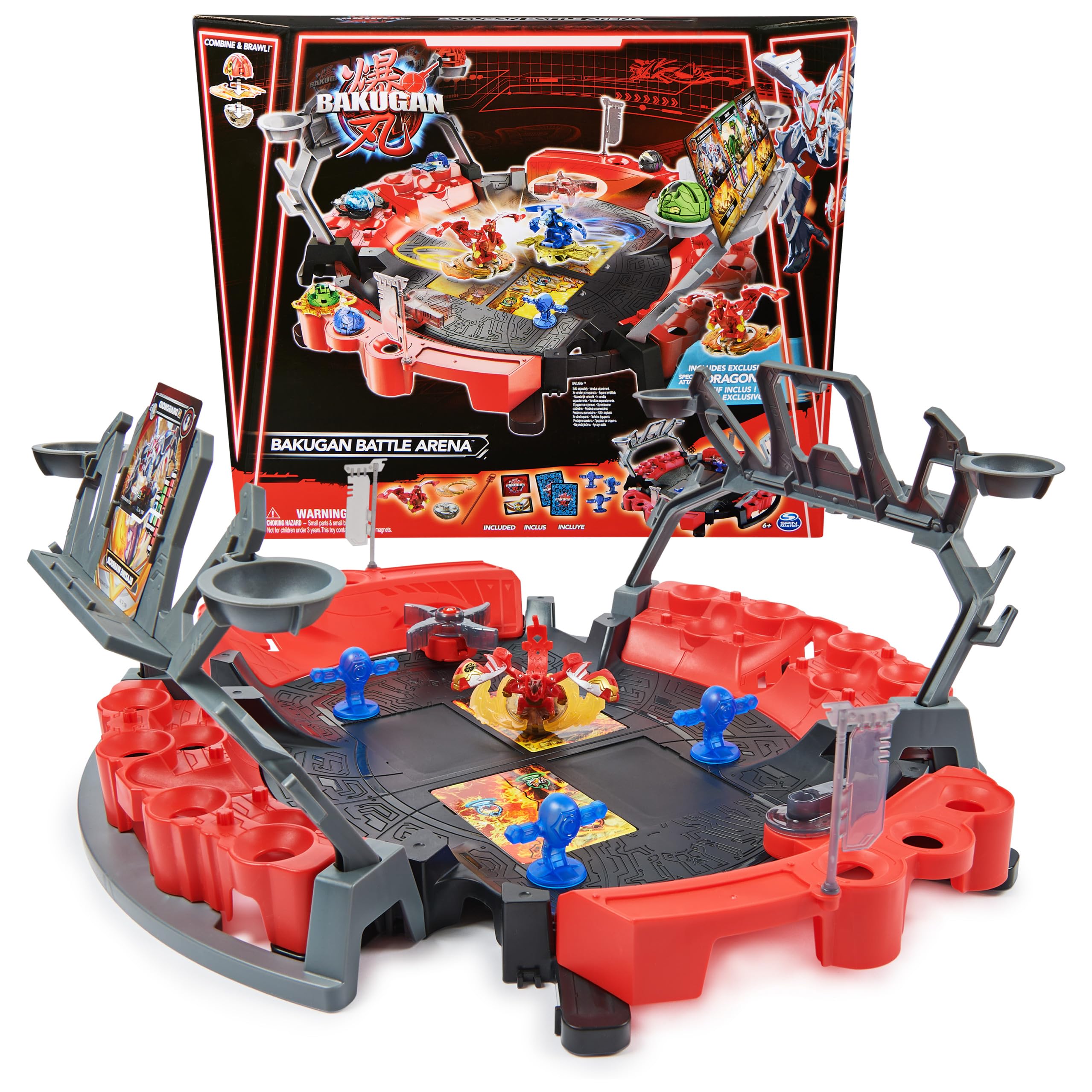 Bakugan Battle Arena exterior view with customizable layout for battles.