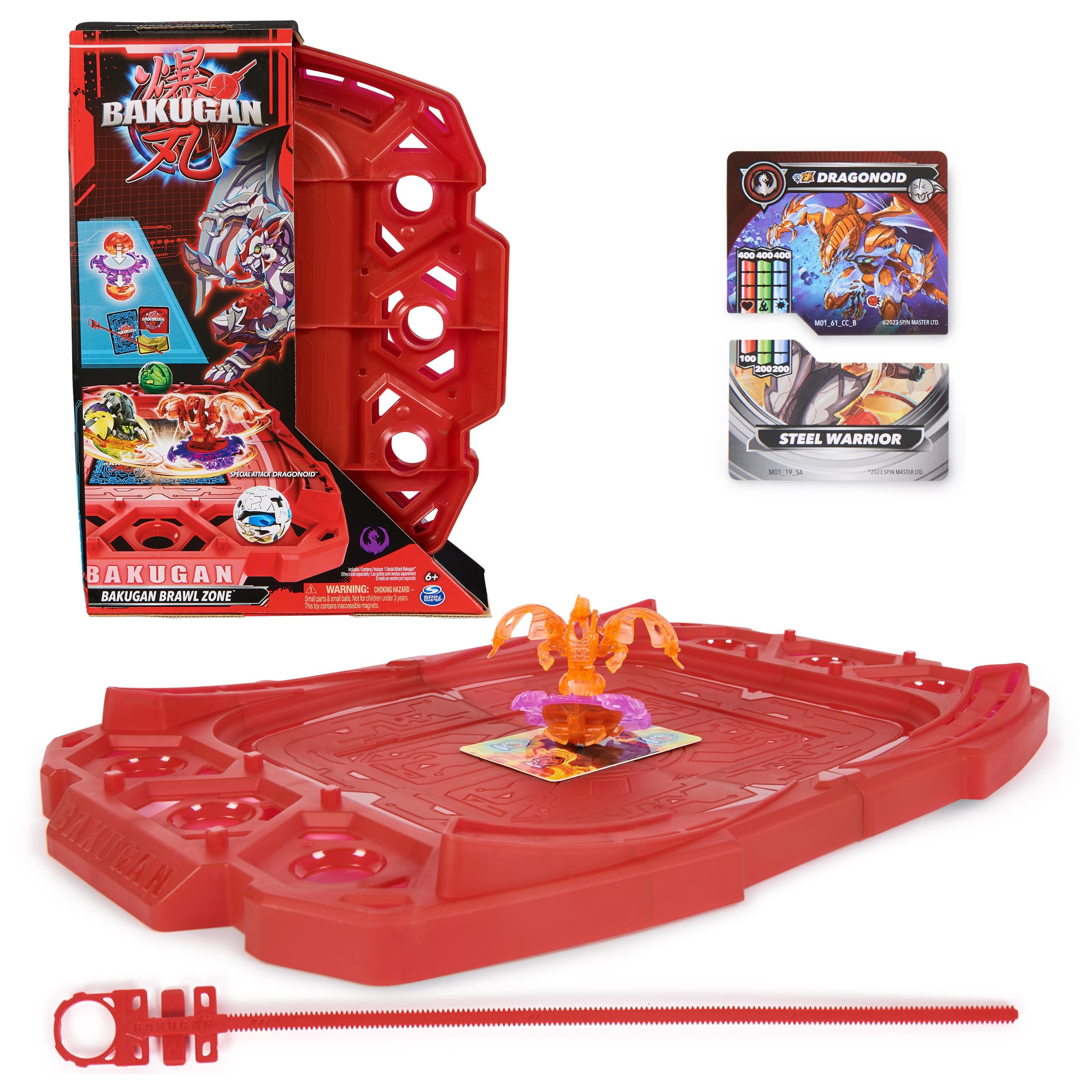 Bakugan Brawl Zone compact playset ready for quick on-the-go battles.
