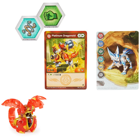 Dragonoid Red pops open with dramatic action during play.