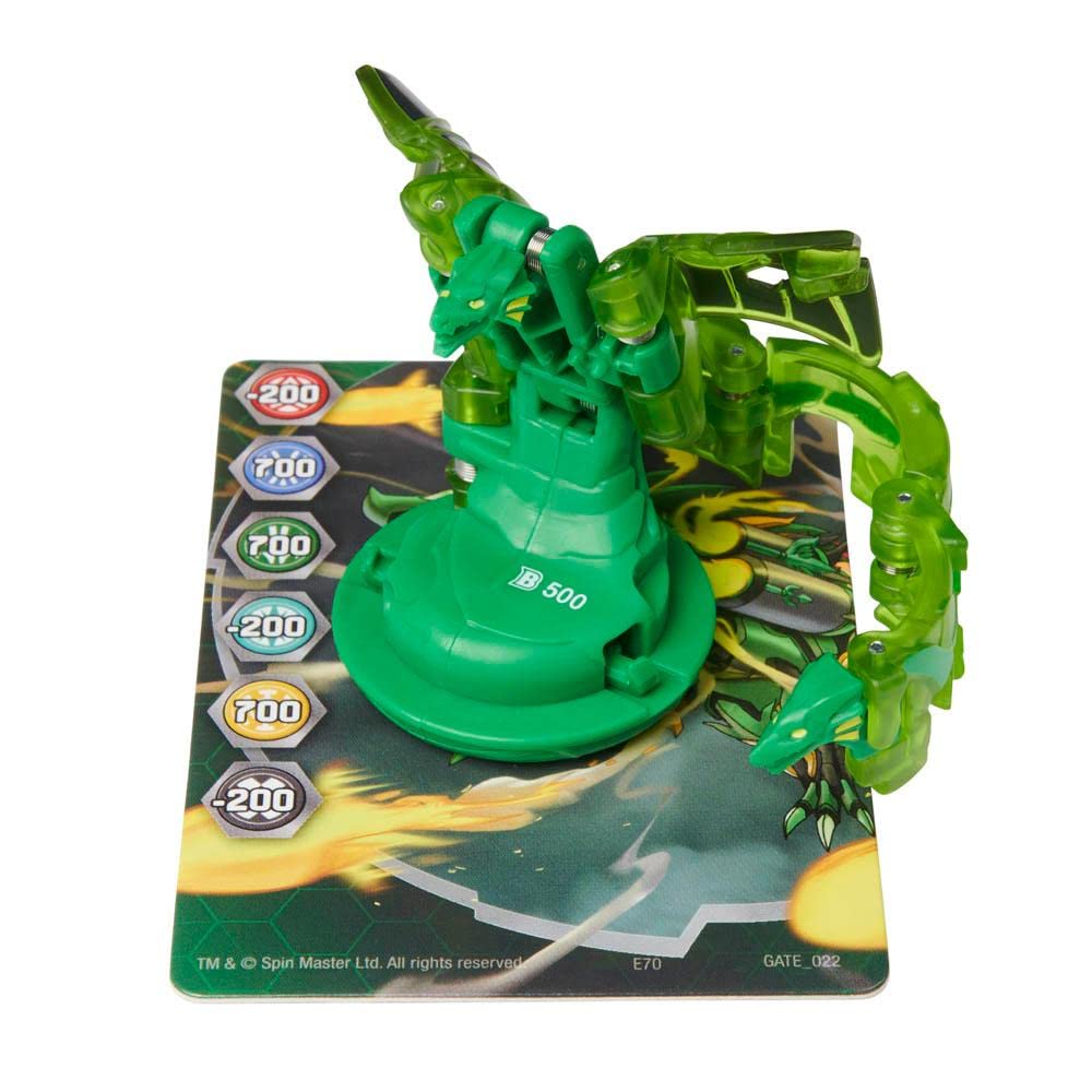 Bakugan Geogan transformation popping open on gate-card