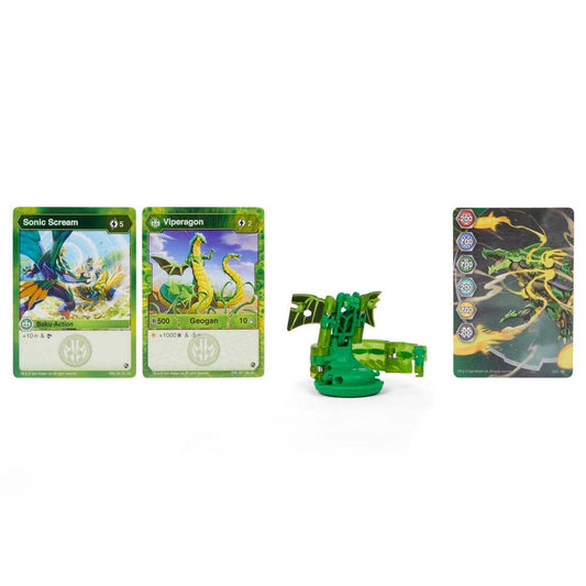 Bakugan Geogan rising from Vestroia with translucent detail