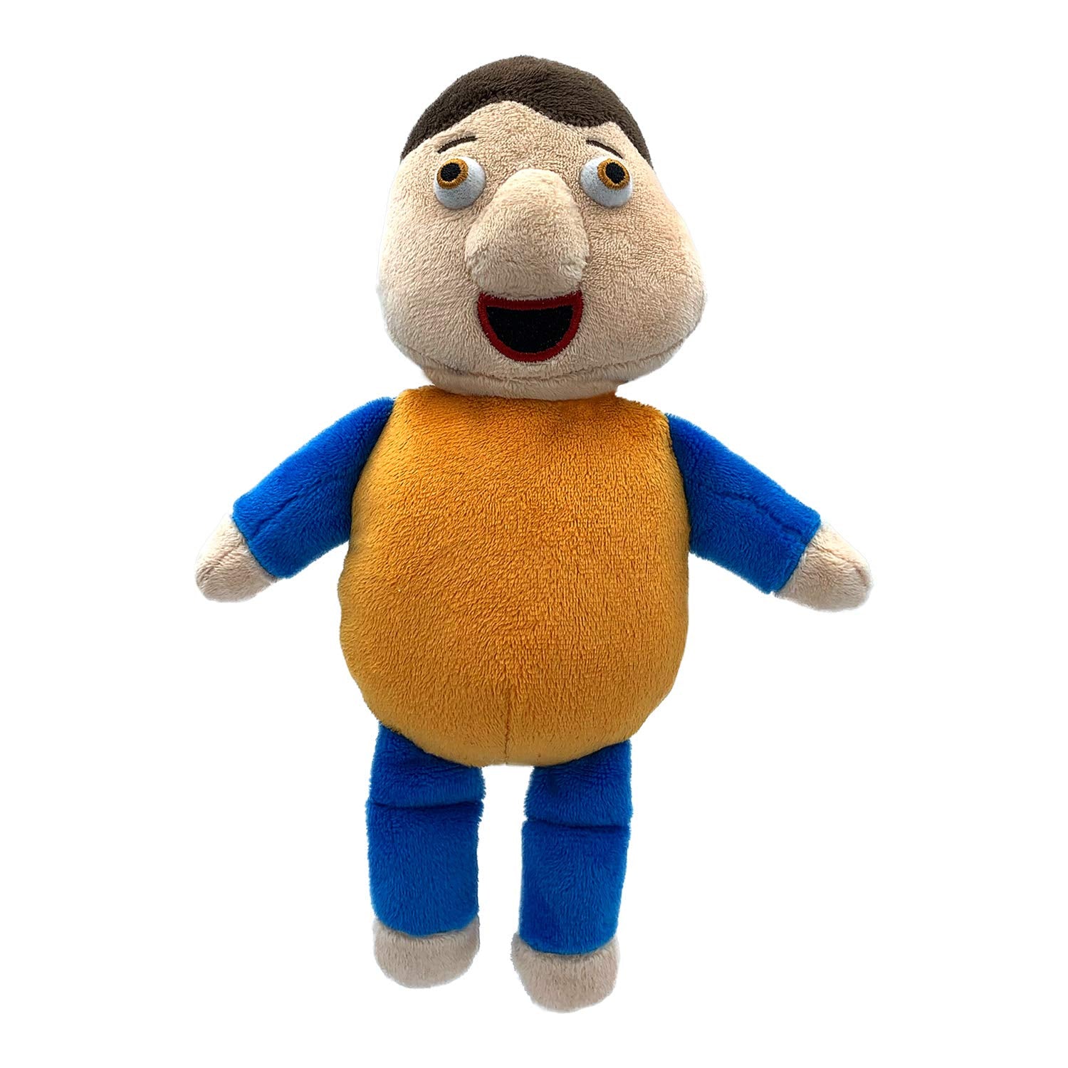 Baldi's Basics Bully plush close-up showing soft fabric and beans interior