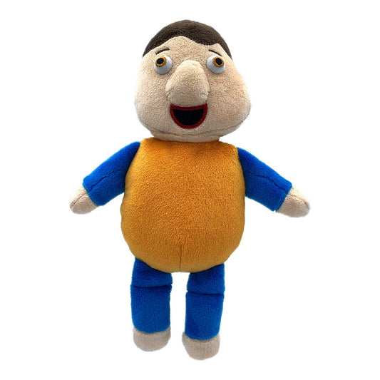 Baldi's Basics Bully plush close-up showing soft fabric and beans interior